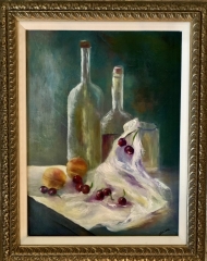 Sweet Cherries with Wine